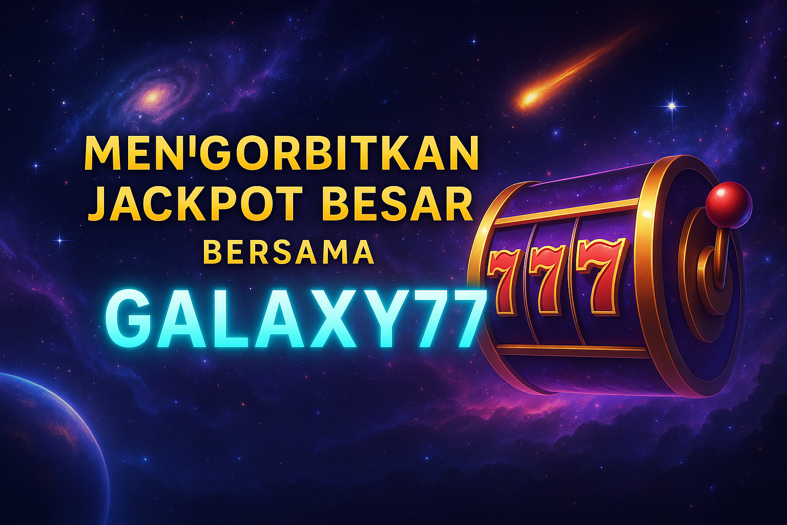 Mengorbitkan Jackpot Besar Bersama Galaxy77